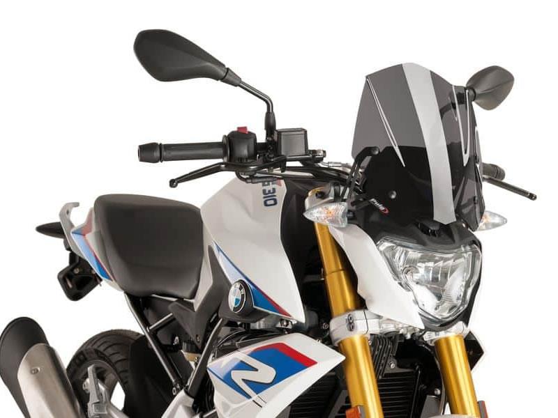 PUIG New Generation Sport Screen Dark Smoke for BMW G310 R 16-25 8920F