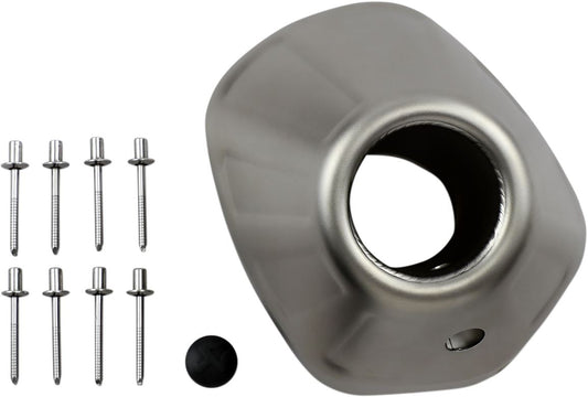 Akrapovic End Cap Black CF V-EC177
