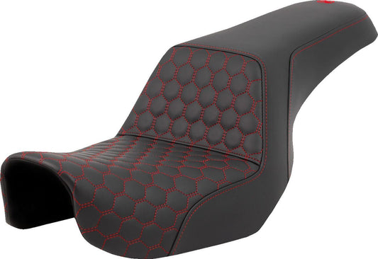 Saddlemen Honeycomb Step-Up Saddlehyde Seat Without Backrest For Harley Davidson FXDF 1690 06-17 806-04-17704
