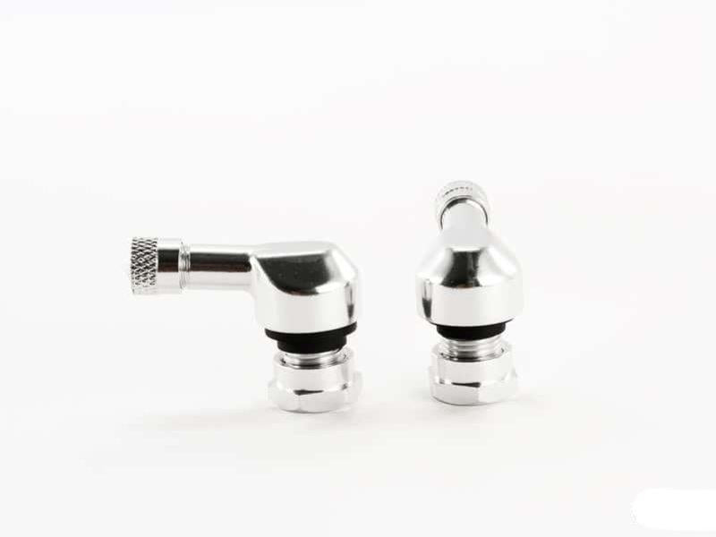 Puig Race Tyre Valves 11mm Silver 20454N