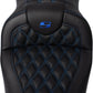 Saddlemen Roadsofa Lattice Stitch Leather Seat Without Backrest For Harley Davidson FLHXS 1868 ABS 08-23 808-07B-182B1