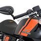 Daytona Bar End Mirror Aluminum Side View Ø30mm Clamp Short Design 89722