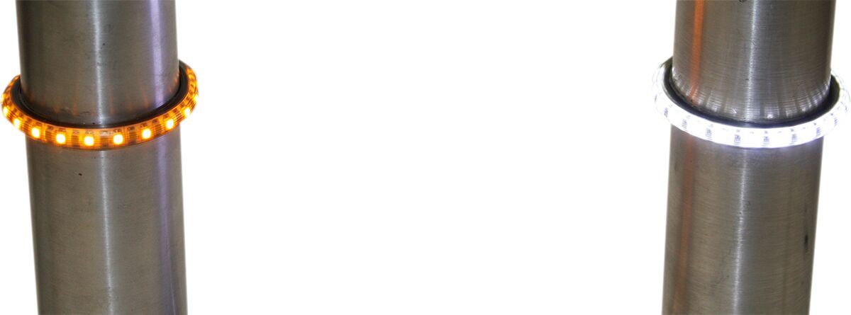 Custom Dynamics TruWRAPZ® Dual LED Fork Lights Harley FXST 1750 18-21 TW49AWS