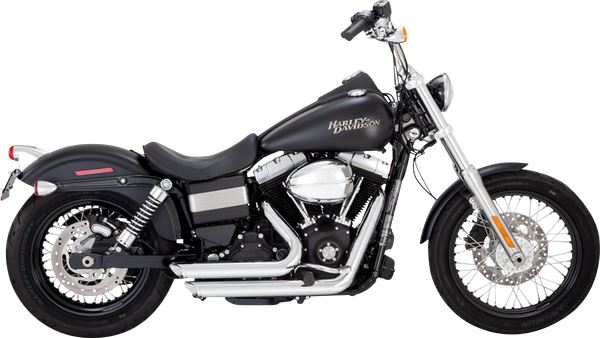 Vance & Hines Shortshots Staggered Exhaust System For HD FXDF 1690 12-17 17327