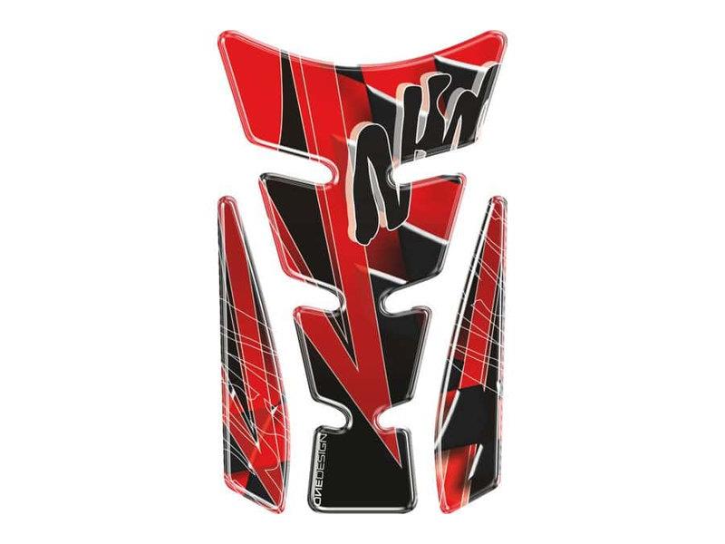 Puig Wings Tank Pad With Ninja Logo Red 21076H
