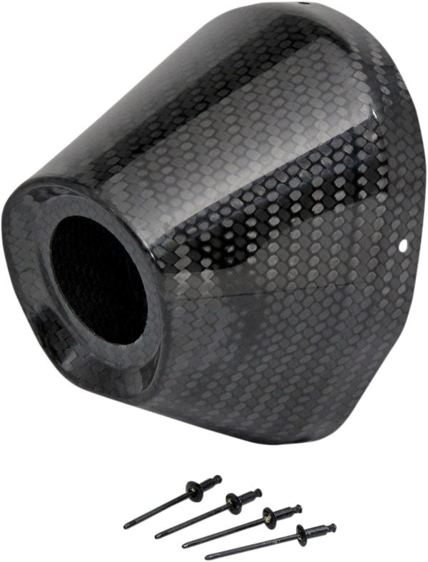 Pro Circuit Replacement End Cap Black Carbon Fiber Each PC4022-0003