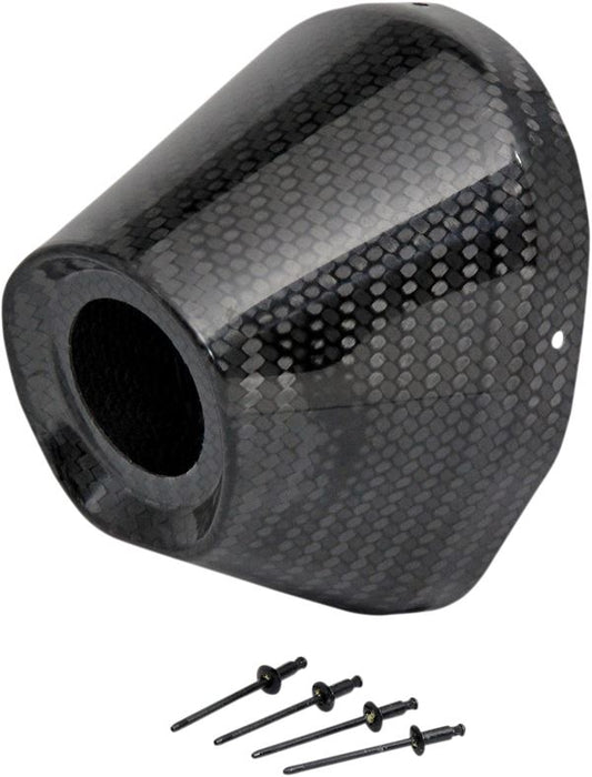 Pro Circuit Replacement End Cap Black Carbon Fiber Each PC4022-0003