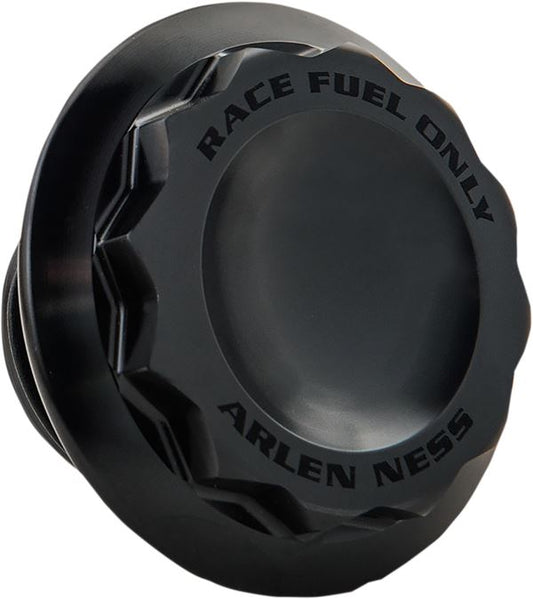 Arlen Ness Vented Gas Cap Black Aluminum For HD FXLRS 1923 91-24 701-010