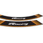 PUIG Wheel Rim Stickers Orange Universal 5531T