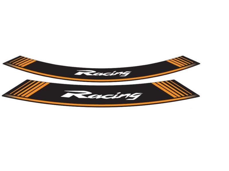 PUIG Wheel Rim Stickers Orange Universal 5531T