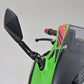 Daytona Black Right Side View D-MIRROR-12 Stem Set ECE-Approved Mirror 80722
