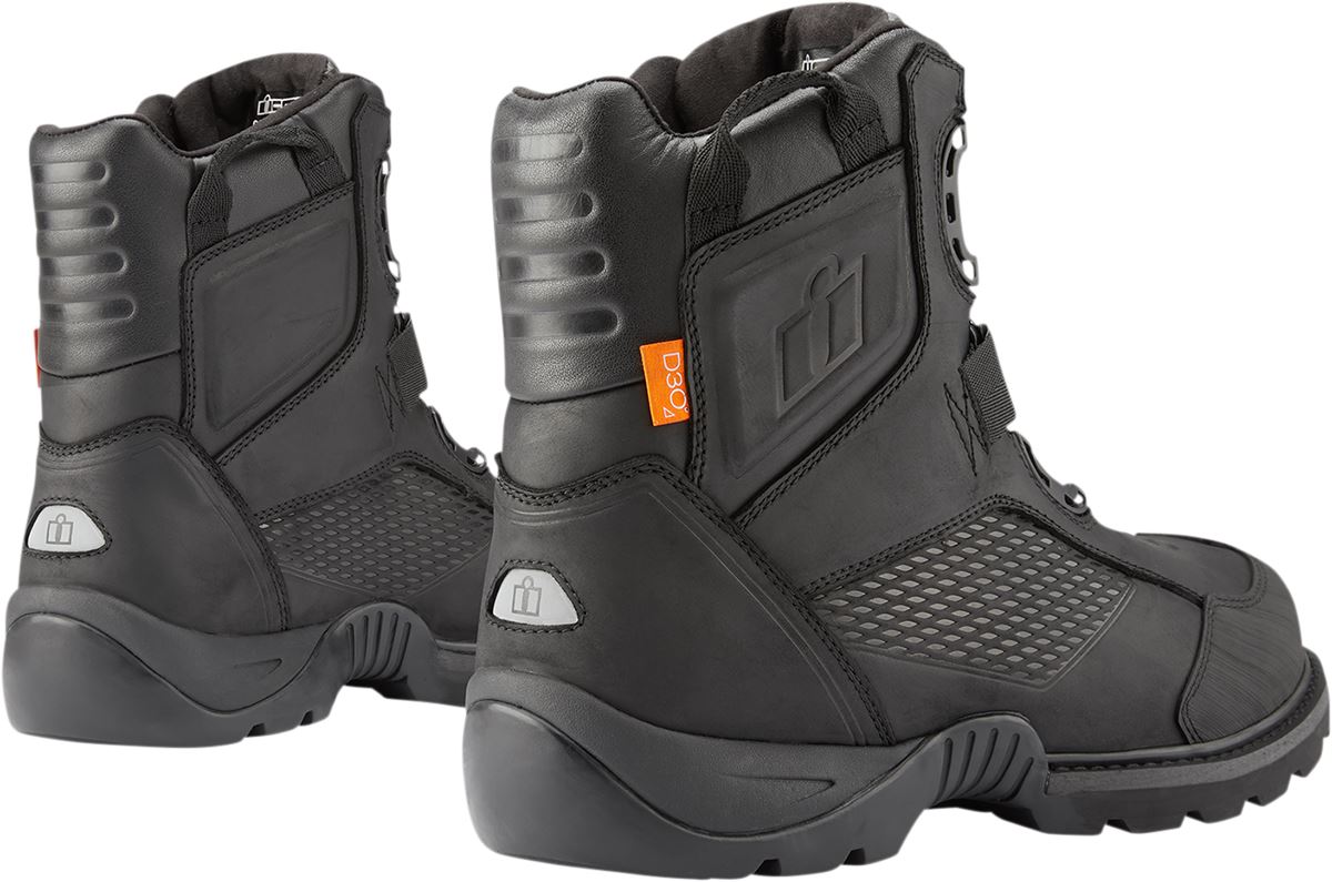 Icon Stormhawk Waterproof Boots Black