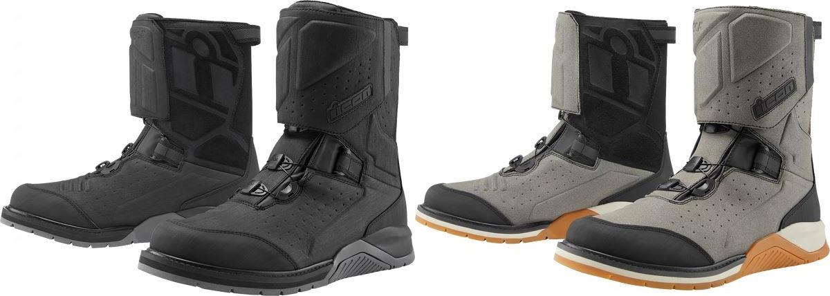 ICON Alcan Waterproof Motorcycle Boots