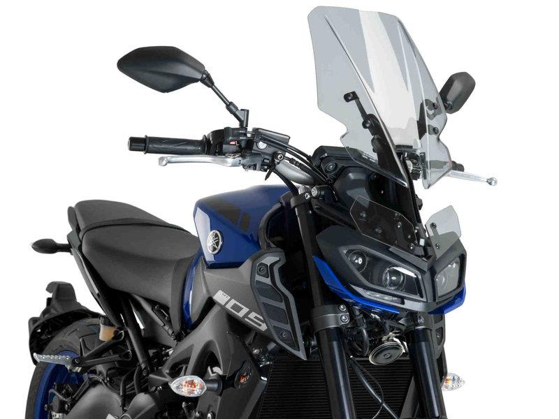 PUIG Manual Screen Height Adjuster Black for Yamaha MT-09/SP 17-20 9955N