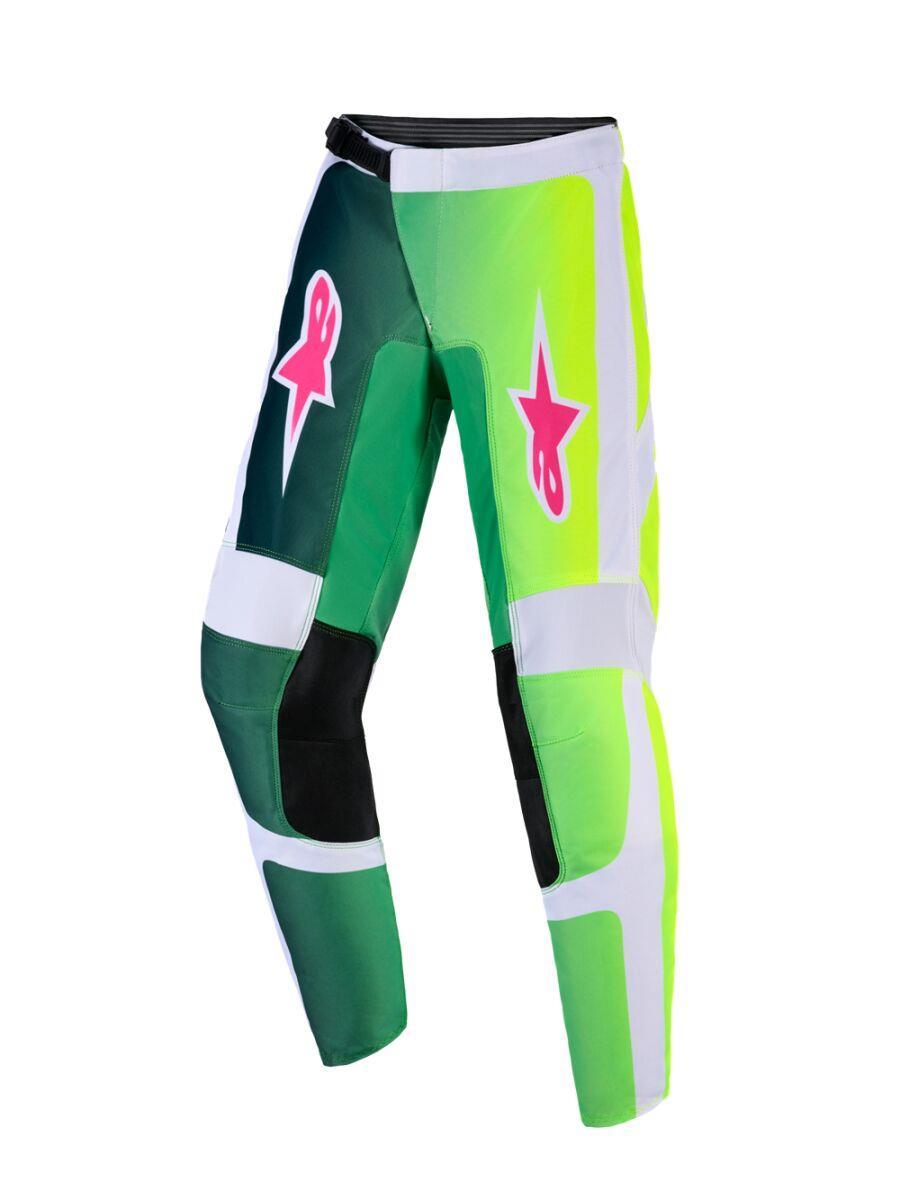 ALPINESTARS Youth Fluid Portl Pants GRN/WH/BLK 2025 Model