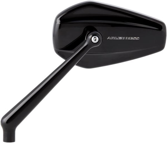 Arlen Ness Mini Stocker Forged Mirror Black Aluminum Screw-In Left 13-156