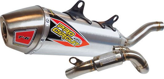 PRO CIRCUIT T-6 Stainless Steel Exhaust System To Fit Husqvarna FC250 350 KTM SX-F250 350 22-23
