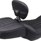 Mustang Wide Deluxe Touring Passenger Seat For Harley FLHX 2023-2026 88420GM