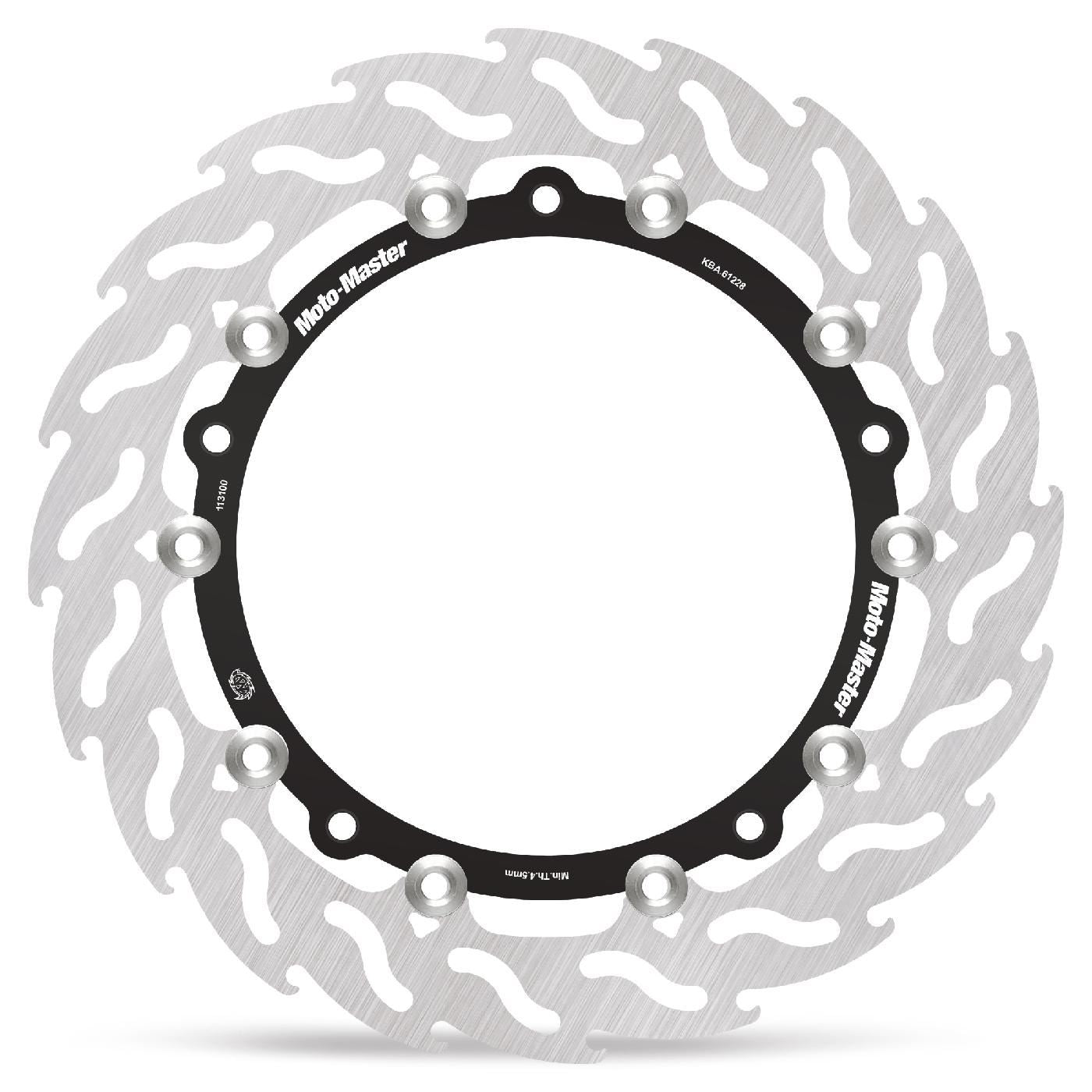 Moto-Master Flame Series Floating Rotor For BMW F 900 GS 2004-2026 Black 113100