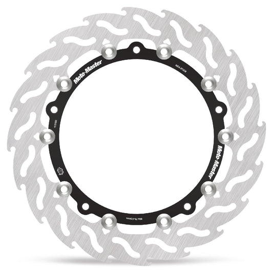 Moto-Master Flame Series Floating Rotor For BMW F 900 GS 2004-2026 Black 113100