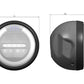 Puig 7in Round LED Headlight Black 4110H