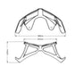 PUIG Naked Front Spoiler Matt Black for Yamaha MT-09/SP 17-20 3482J