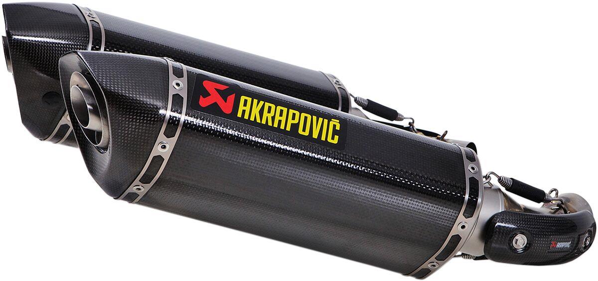 AKRAPOVIC Slip-On Line Mufflers CF DUCAATI MONSTER 696-1100 08-14 S-D10SO7-HZC
