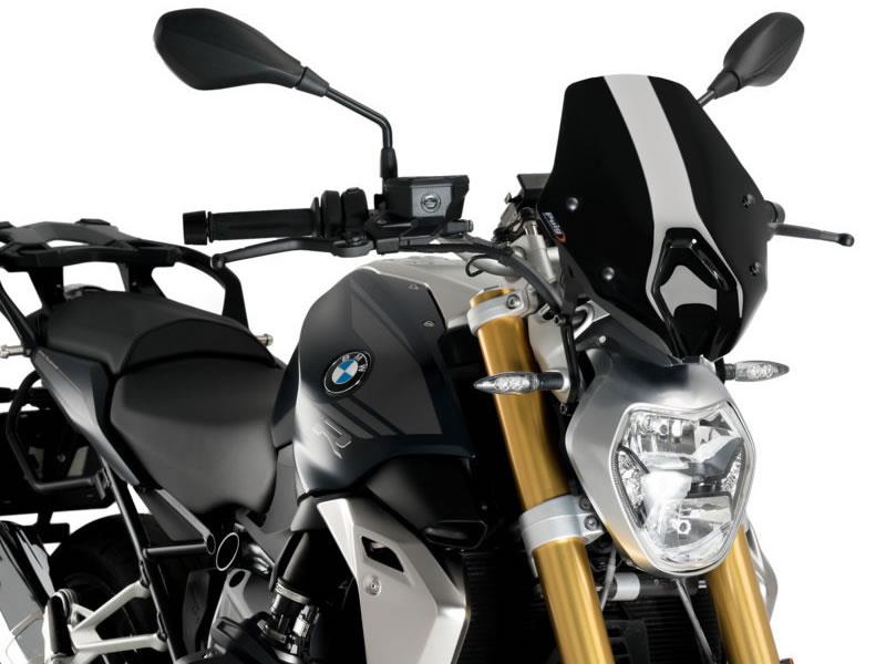 PUIG New Generation Sport Screen Black for BMW R1250 R 18-22 3624N