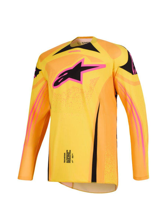 ALPINESTARS Techstar Nomur Jersey OR/YL/PINK 2025 Model