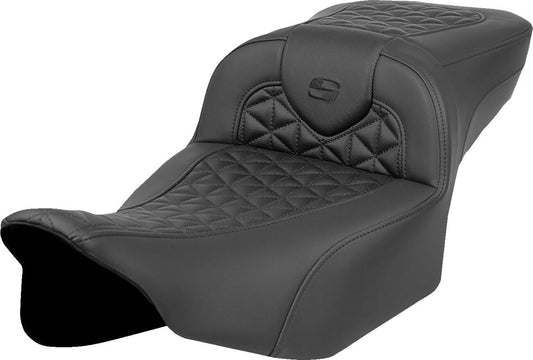 Saddlemen Roadsofa Saddlehyde Tri Gripper Seat Extended Reach Tri Gripper Panels No Backrest For Harley Davidson FLTRXSE 1977 23-24 823-07-21100