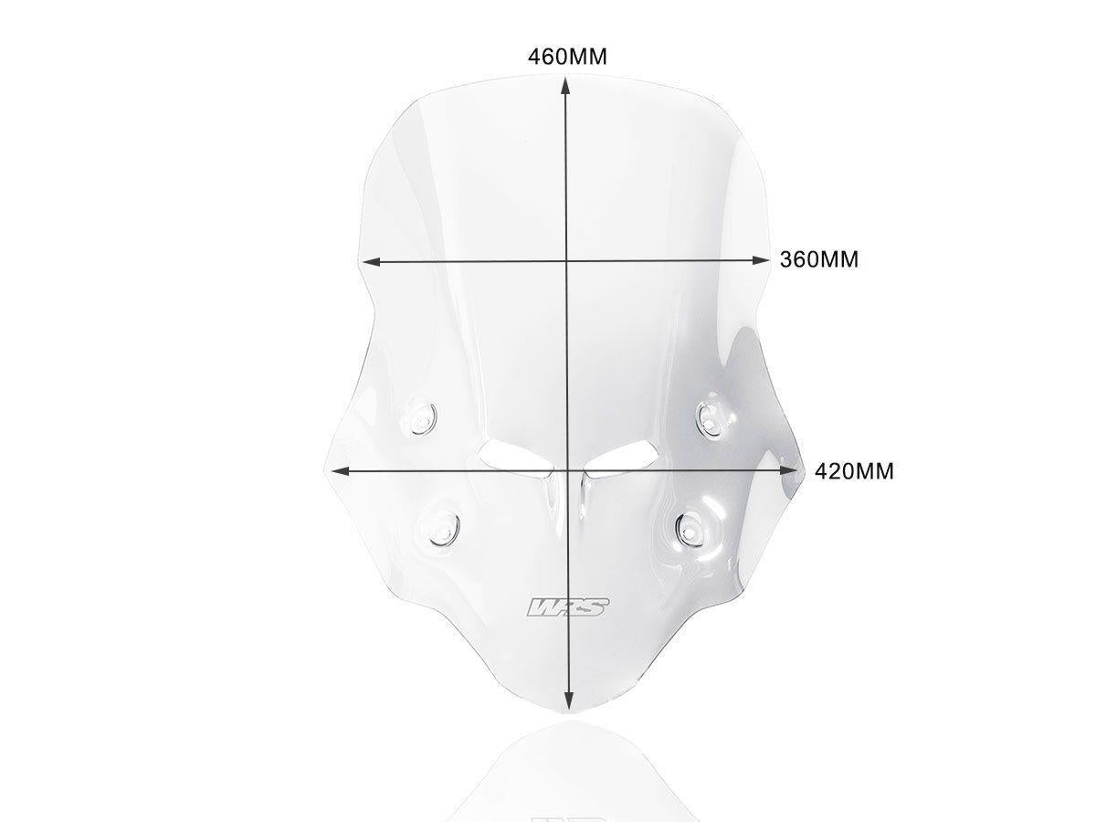 WRS Windscreen For Honda CB 500 X 2016-2024 Clear Each HO043T