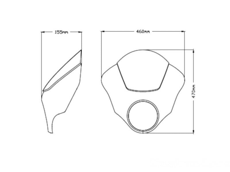 PUIG Dark Night Screen Light Smoke for Indian Scout Bobber 18-25 21107H