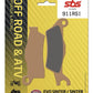 Sbs RSI Offroad Racing Sintered Brake Pads For Can Am Outlander 450 12-18 911RSI