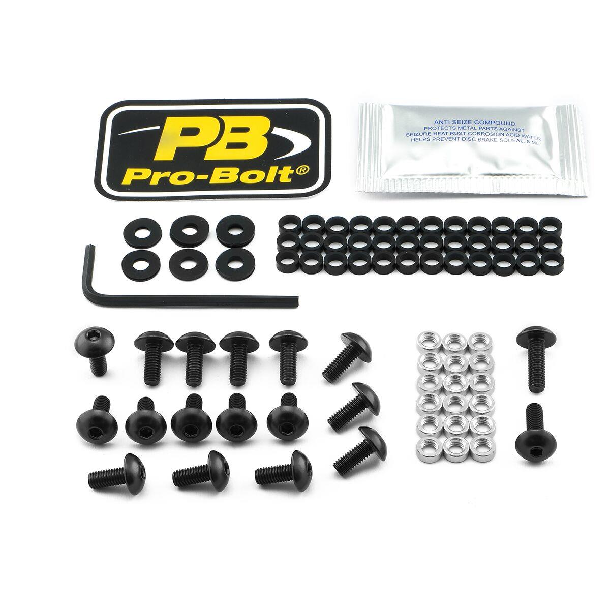 Pro Bolt Aluminium Fairing Bolt Kit For KTM Adventure 1190 2013-2016 FKTM410BK