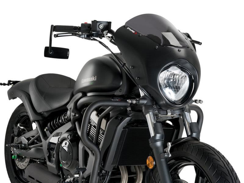 PUIG Dark Night Screen Dark Smoke for Kawasaki Vulcan 650 S 15-25 21108F