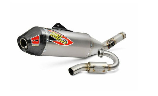Pro Circuit T-6 Euro Exhaust System SS/TI/CF For Yamaha WR 450 F 14-17 0131645H