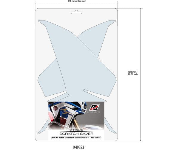UNIRACING Scratch Saver SIDE AFRICA TWIN K49823