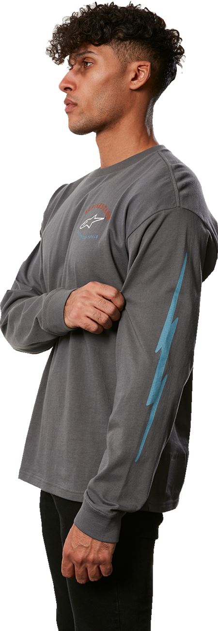 Alpinestars Full Face Long-Sleeve T-Shirt Grey