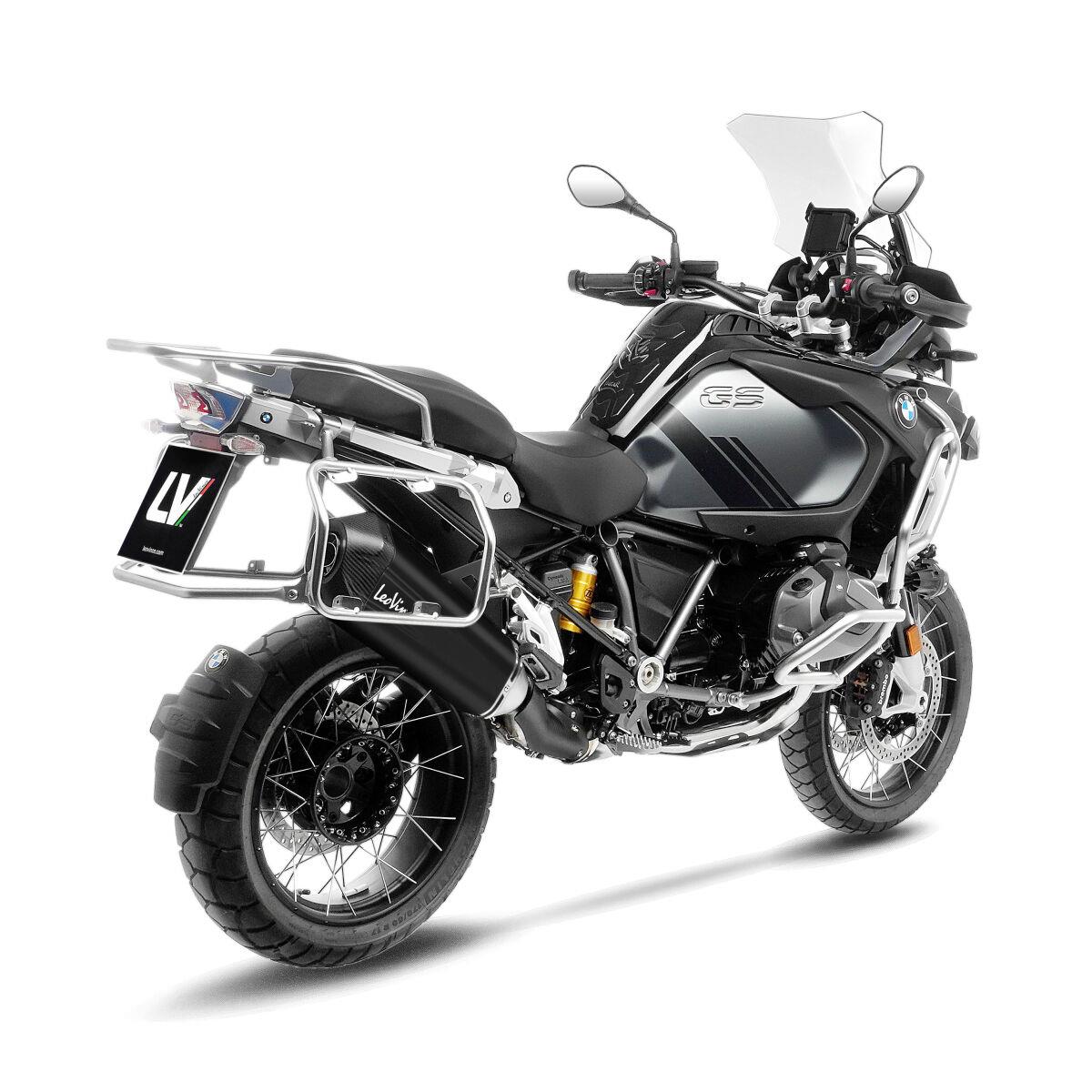 Leovince LV-12R Black Edition Slip-On Muffler For BMW R 1250 GS 2013-2023 15310B