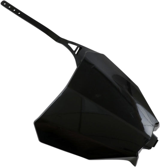 UFO FRONT NUMBER PLATE HONDA CRF450R/RX BLACK HO04686-001