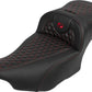 Saddlemen Roadsofa Reach Seat With Backrest For HD FLTRXSE 23-24 823-07-190B4