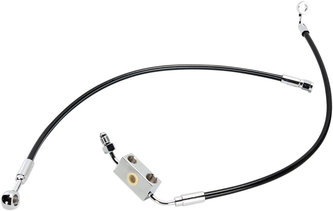 Magnum Shielding Front Brake Line Kit For Harley XL 1200 X 14-22 SBC1326-25