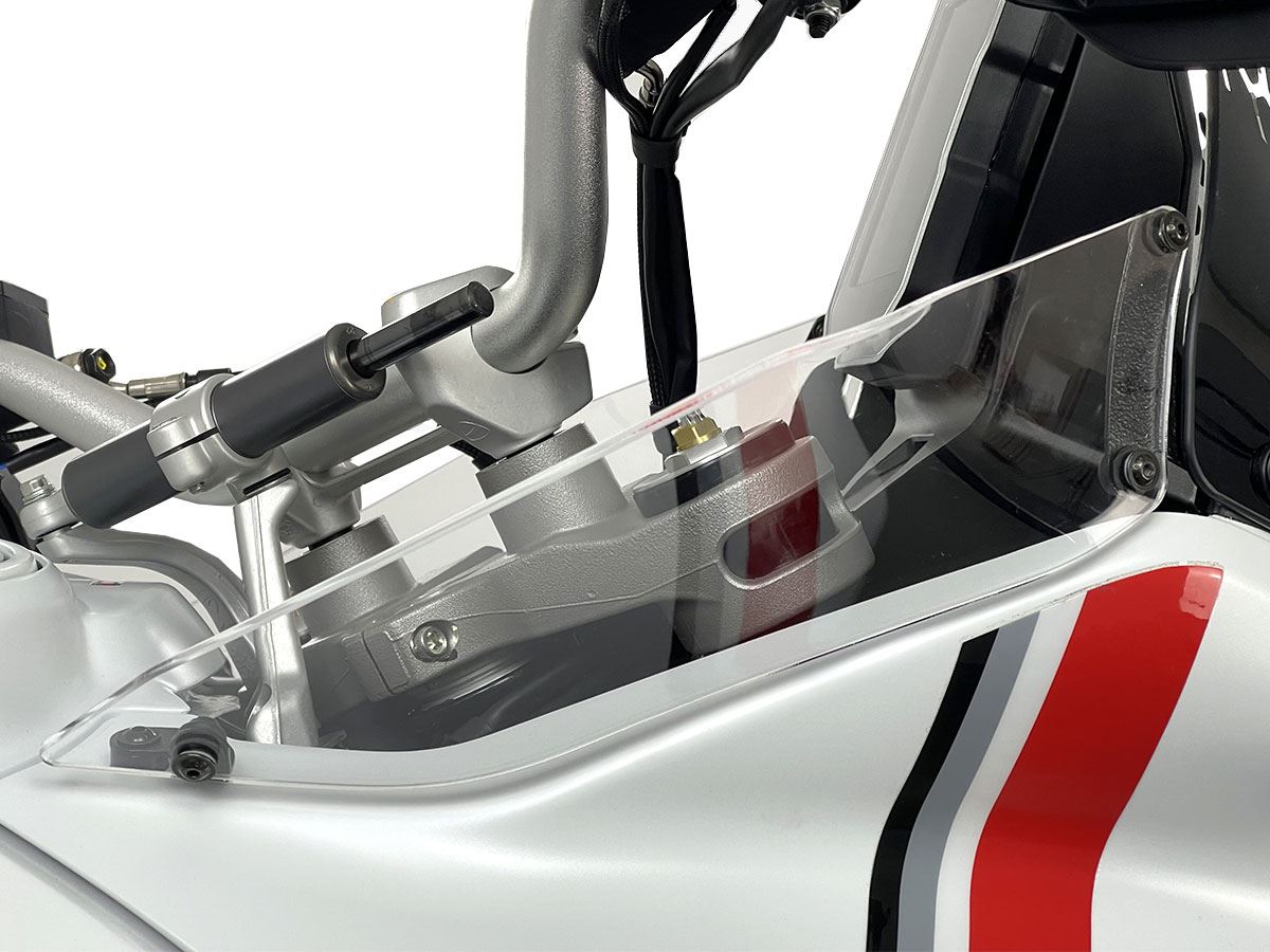 WRS Side Deflectors Ducati Desertx 950 Clear Du026t