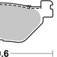 Sbs HF Street Ceramic Organic Brake Pads For Yamaha XVS 950 C 2001-2021 769HF