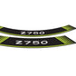 Puig Wheel Rim Stickers Green 21386R
