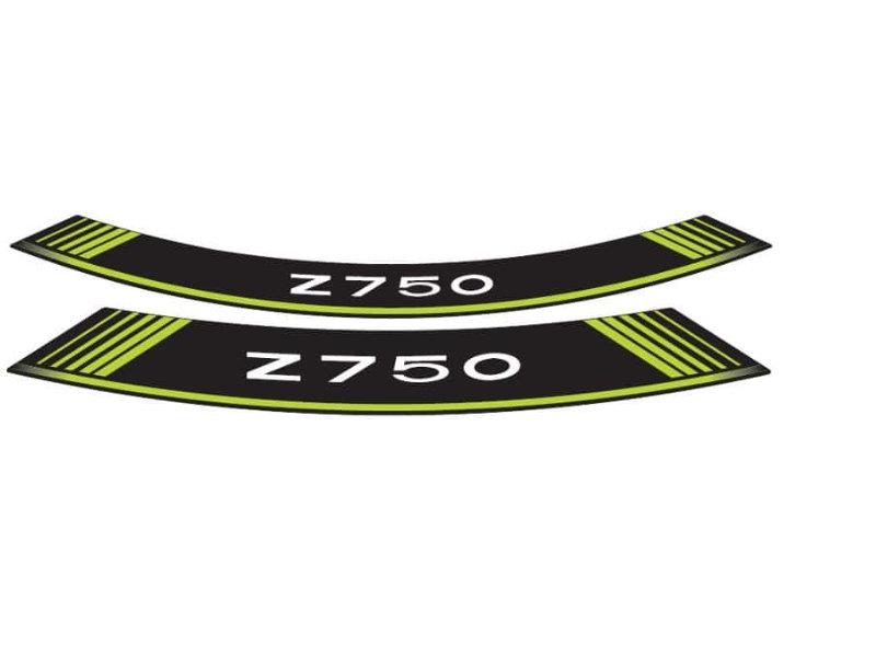 Puig Wheel Rim Stickers Green 21386R