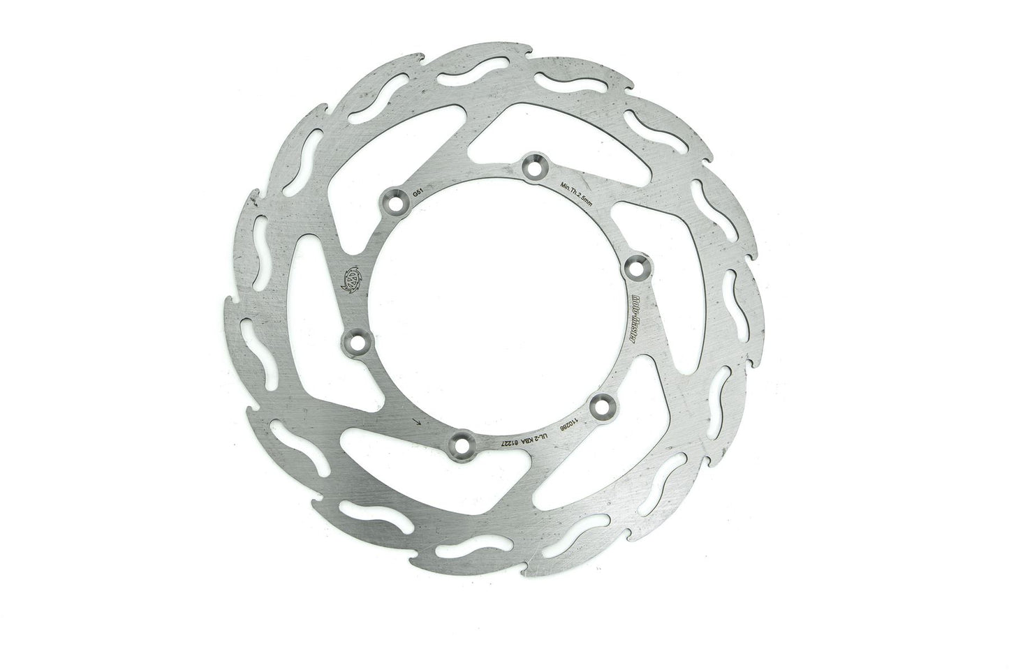 Moto-Master Offroad Flame Disc For Suzuki DR-Z 400 S 1988-2024 Silver 110286