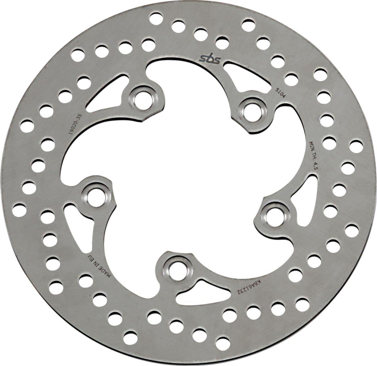 Sbs Brake Rotor For Suzuki GSX-R 600 1985-2018 Silver 5104
