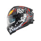 PREMIER HELMETS Typhoon Gray/Red/White Motorcycle Helmet