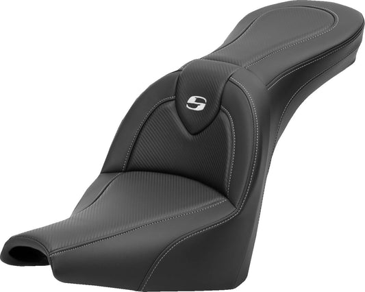 Saddlemen Roadsofa CF Seat Black For HD FXST 1750 18-24 818-30-185